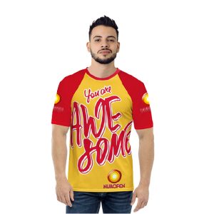 Unisex Feel Good Raglan Short Sleeve Sublimation T-Shirt | Promotional clothing